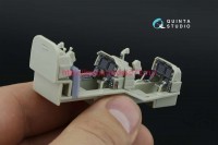 QD+48535   3D Декаль интерьера кабины AH-1Z Zulu Cobra/Viper (KittyHawk) (с 3D-печатными деталями) (attach2 89366)